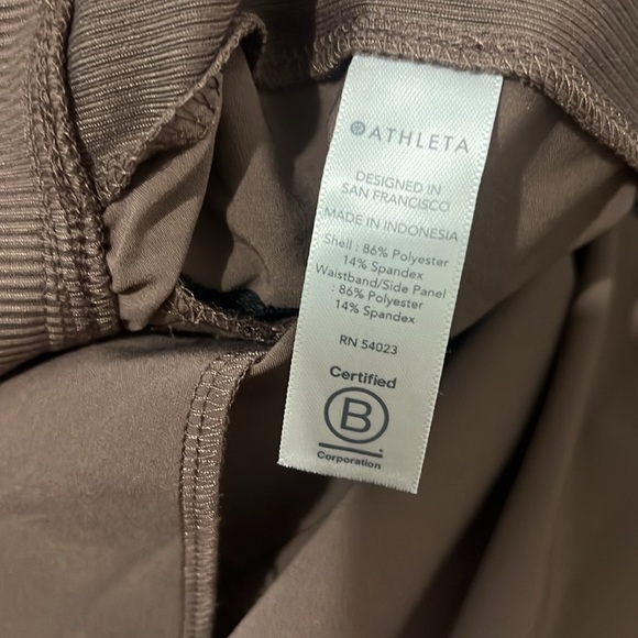 ATHLETA Brooklyn ankle pant brown mauve size 4 - Picture 6 of 6